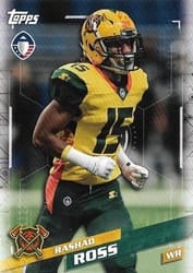 2019 Topps AAF Base Set Rashad Ross #173 card