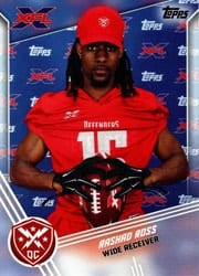 2020 Topps XFL Base Set Rashad Ross #20 card