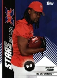 2020 Topps XFL Stars of the XFL Rashad Ross #25 card