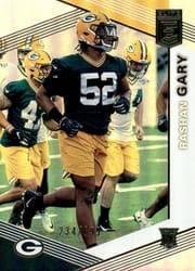 2019 Donruss Elite Base Set Rashan Gary #126 card