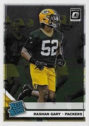 2019 Donruss Optic Base Set Rashan Gary #195 card