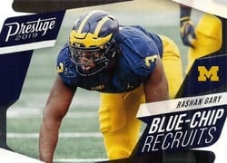 2019 Panini Prestige Blue Chip Recruits Rashan Gary #BC-RG card