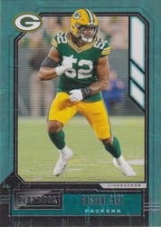 2020 Panini Playbook Base Set Rashan Gary #72 card