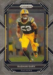 2022 Panini Prizm Base Set Rashan Gary #107 card