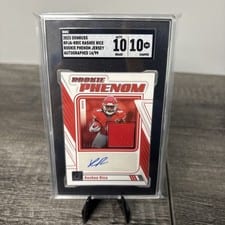 2023 Donruss Rookie Phenom Jersey Autographs Rashee Rice #RPJA-RRIC card