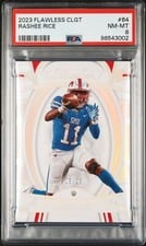 2023 Panini Flawless Collegiate Base Set Rashee Rice #64 card