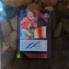 2023 Panini Limited Rookie Patch Autographs Rashee Rice #129 card
