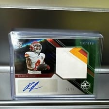 2023 Panini Limited Rookie Patch Autographs Jumbo Rashee Rice #171