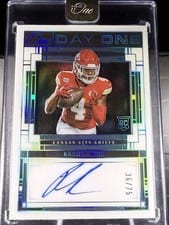 2023 Panini One Day One Autographs Rashee Rice #112 card