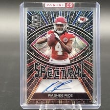 2023 Panini Spectra Spectral Signatures Rashee Rice #15 card