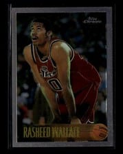 1996 Topps Chrome Rasheed Wallace #31 card