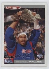 2004-05 Topps Total Base Set Rasheed Wallace #289 card