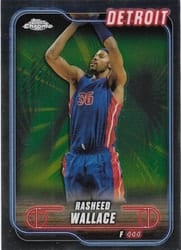 2024-25 Topps Chrome Base Set Rasheed Wallace #23 card