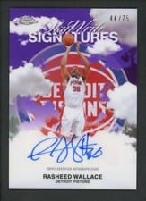 2025-26 Topps Chrome Sky Write Signatures Rasheed Wallace #SWS-RW card