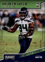 2018 Panini Playoff Base Set Rasheem Green #300 card
