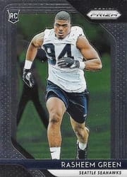 2018 Panini Prizm Base Set Rasheem Green #300 card