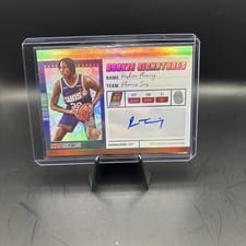 2025-26 NBA Hoops Hoops Rookie Signatures Rasheer Fleming #HRS-RF card