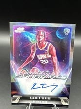 2025-26 Topps Cosmic Chrome Singularity Signatures Rasheer Fleming #SS-RF card