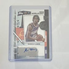 2025-26 Topps New Applicants Autographs Rasheer Fleming #NA-RF card