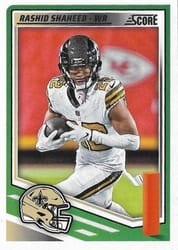 2025 Score Base Set Rashid Shaheed #191 card