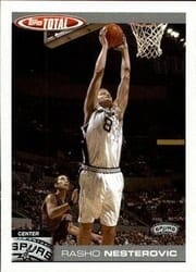 2004-05 Topps Total Base Set Rasho Nesterovic #153 card