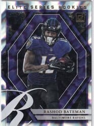 2021 Donruss Elite Series Rookies Rashod Bateman #ESR-RBA card