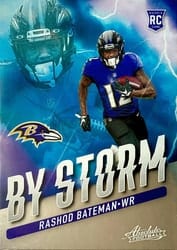 2021 Panini Absolute By Storm Rashod Bateman #13 card