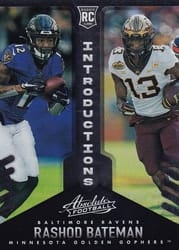 2021 Panini Absolute Introductions Rashod Bateman #13 card