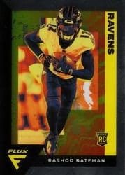 2021 Panini Chronicles Flux Rookies Rashod Bateman #FX-15 card
