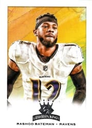 2021 Panini Chronicles Gridiron Kings Rashod Bateman #GK-28 card