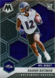 2021 Panini Mosaic Base Set Rashod Bateman #249 card
