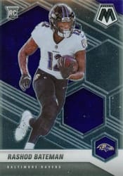 2021 Panini Mosaic Base Set Rashod Bateman #310 card