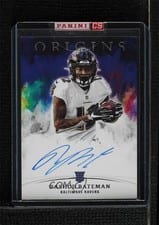 2021 Panini Origins Rookie Autographs Rashod Bateman #RA-RB card