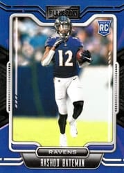 2021 Panini Playbook Base Set Rashod Bateman #113 card