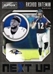 2021 Panini Playbook Next Up Rashod Bateman #NXT-RBA card