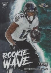 2021 Panini Playoff Rookie Wave Rashod Bateman #RW-RBA card