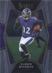 2021 Panini Select Base Set Rashod Bateman #155 card