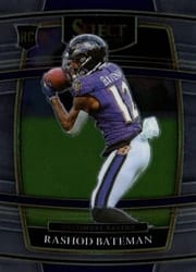 2021 Panini Select Base Set Rashod Bateman #55 card