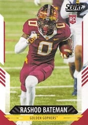 2021 Score Base Set Rashod Bateman #327 card