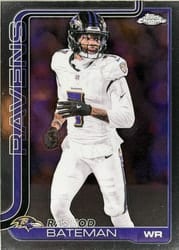 2025 Topps Chrome Base Set Rashod Bateman #21 card