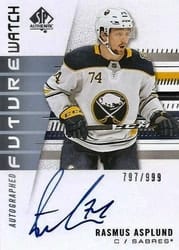 2019-20 SP Authentic Base Set Rasmus Asplund #249 card