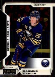 2018-19 O-Pee-Chee Platinum Base Set Rasmus Dahlin #160 card
