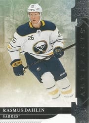 2019-20 Upper Deck Artifacts Base Set Rasmus Dahlin #25 card