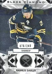 2019-20 Upper Deck Black Diamond Base Set Rasmus Dahlin #BDB-RD card