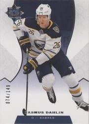 2019-20 Upper Deck Ultimate Collection Base Set Rasmus Dahlin #64 card