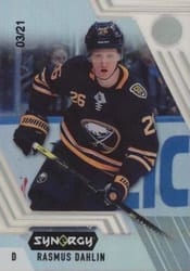 2020-21 Upper Deck Synergy Base Set Rasmus Dahlin #60 card