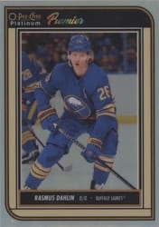 2022-23 O-Pee-Chee Platinum O-Pee-Chee Premier Variants Rasmus Dahlin #OP28 card