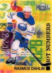 2022-23 SkyBox Metal Universe Hot Numbers Rasmus Dahlin #HN-20 card
