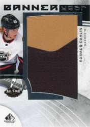2022-23 SP Game Used 2022 NHL All-Star Game Banner Year Relics Rasmus Dahlin #BYAS-RD card