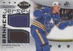 2022-23 SP Game Used 2022 NHL All-Star Game Jersey-Banner Relics Rasmus Dahlin #ASJB-RD card
